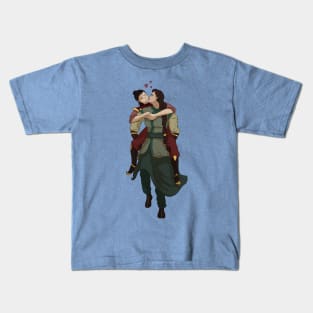 Kyoshi carrying Rangi Kids T-Shirt